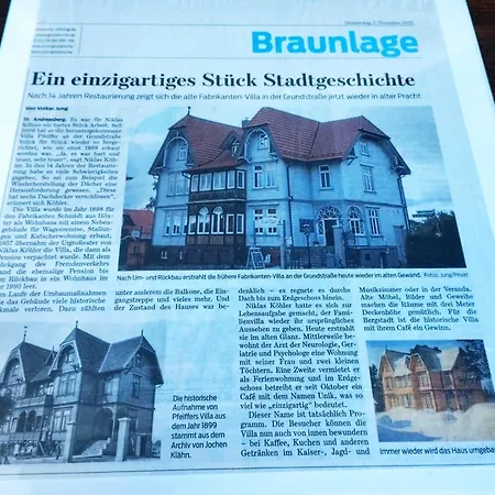 住宿加早餐酒店 Unik Villa- Luxus Appartemente Im Oberharz 圣安德里斯伯格